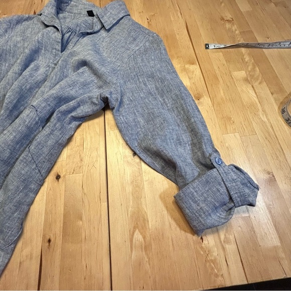 Jones New York Linen/Cotton Blend Tunic Blouse - Picture 6 of 11